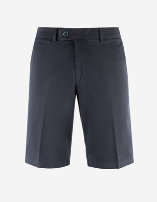 Shorts Bomull Stretch Navy