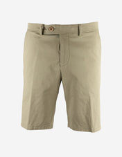 Shorts Bomull Stretch Mossgrön