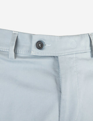 Shorts Bomull Stretch Ljusblå