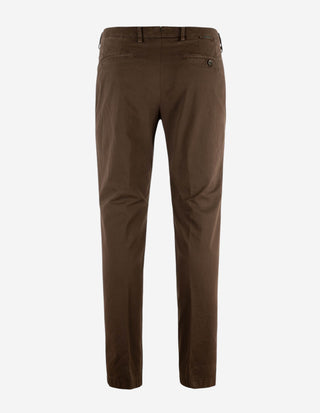 Chinos Ströms Bomull Stretch Mörkbrun