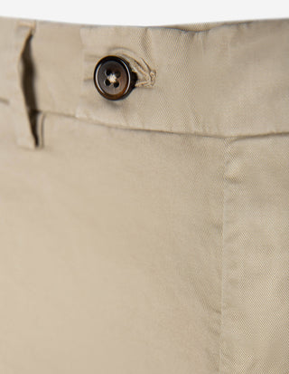 Chinos Ströms Bomull Stretch Beige