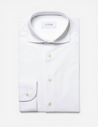 Slim Fit Skjorta Fyrvägsstretch Vit