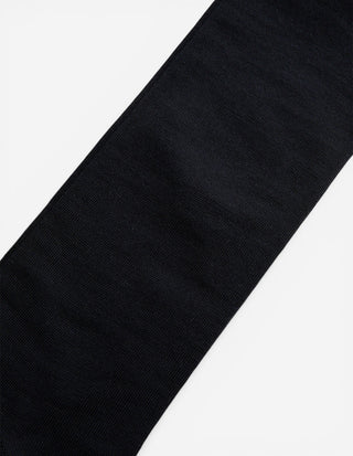 Dressade Knästrumpor Merinoull Navy