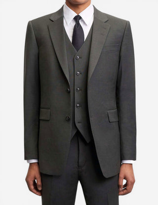 Wayde Waistcoat Suit Mix & Match Olive Extreme
