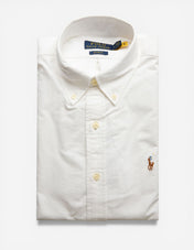 Custom Fit Oxford Skjorta Vit