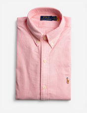 Custom Fit Oxford Skjorta Rosa