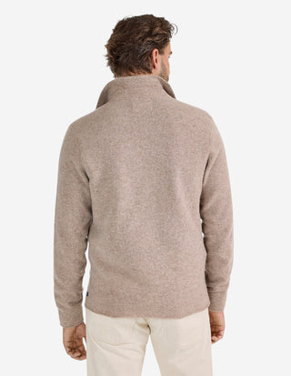 Ferndale Stickad Overshirt Ull Beige