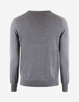 Cardigan Merinoull Grå