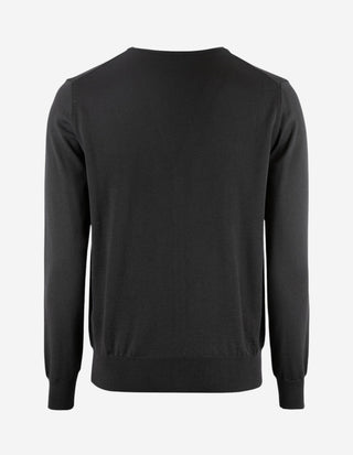 Cardigan Merinoull Svart