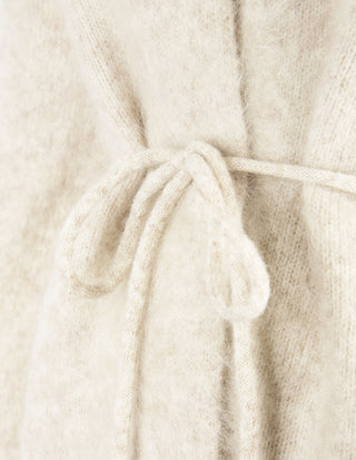 Fredrikke Cardigan Mohair Vit
