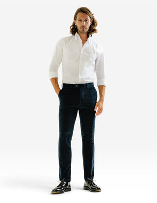 Manchesterbyxa Regular Fit Navy