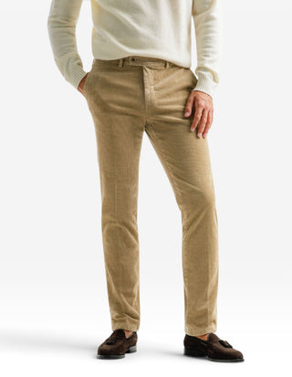 Manchesterbyxa Regular Fit Beige