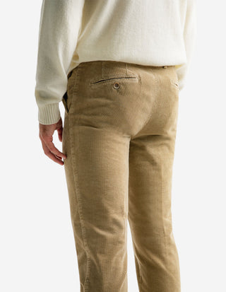 Manchesterbyxa Regular Fit Beige