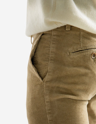 Manchesterbyxa Regular Fit Beige