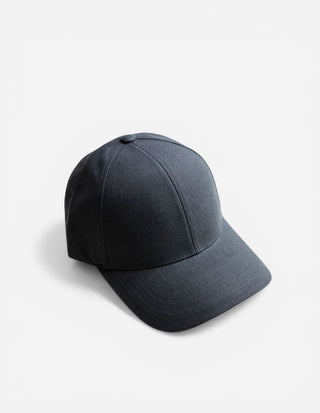 Sport Cap Linen Marinblå