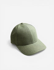 Sport Cap Linen Olivgrön