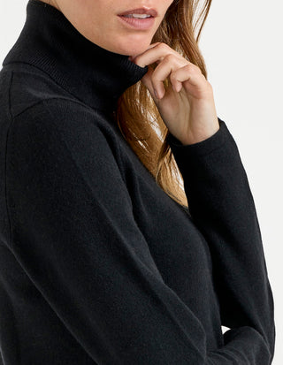 Sabina Polotröja Cashmere Svart