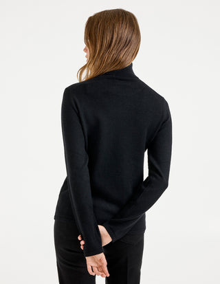 Sabina Polotröja Cashmere Svart