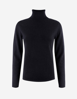Sabina Polotröja Cashmere Marinblå