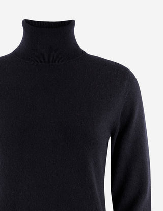 Sabina Polotröja Cashmere Marinblå