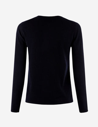 Simone Tröja Cashmere Dk Navy