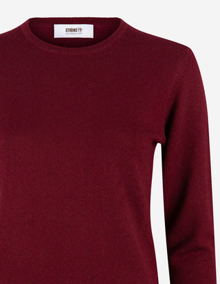 Simone Tröja Kashmir Burgundy