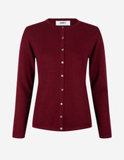 Sandy Cardigan Kashmir Burgundy