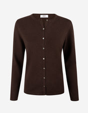 Sandy Cardigan Kashmir Brun