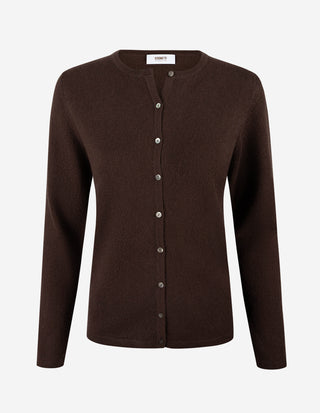 Sandy Cardigan Kashmir Brun