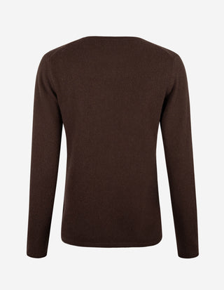 Sandy Cardigan Kashmir Brun