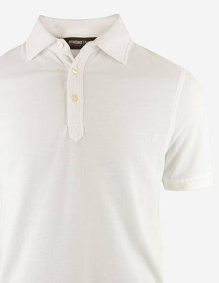 Pikétröja Bomull Offwhite