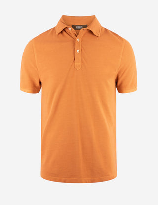 Pikétröja Bomull Orange