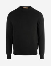 Tröja Rundhals Cashmere Svart
