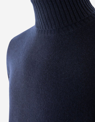 Polotröja Cashmere Mörkblå