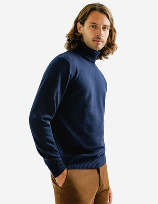 Polotröja Cashmere Mörkblå