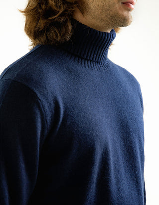 Polotröja Cashmere Mörkblå