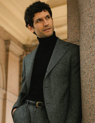 Polotröja Cashmere Svart