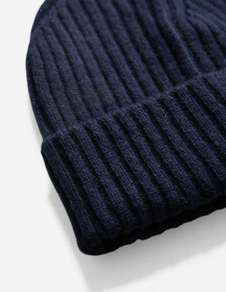 Mössa Cashmere Marinblå