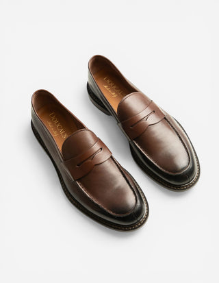 Penny Loafer Läder Brun