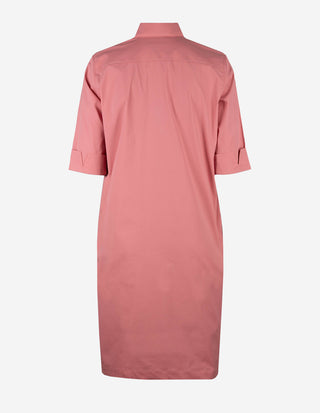 Aud Poplin Klänning Rosa