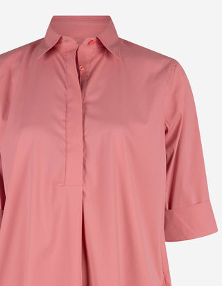 Aud Poplin Klänning Rosa