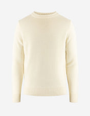 Tröja Rundhals Ull/Cashmere Benvit