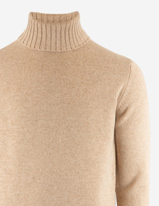 Polotröja Ull/Cashmere Beige
