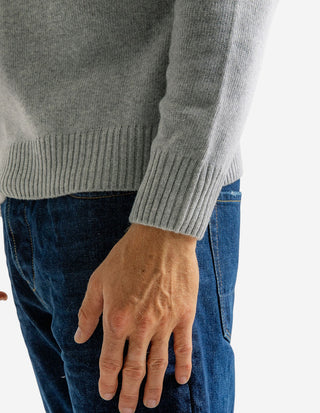 Polotröja Ull/Cashmere Ljusgrå