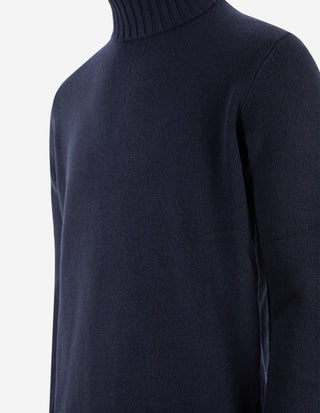 Polotröja Ull/Cashmere Navy