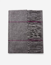 Illinois Scarf Cashmere Grå/Lila