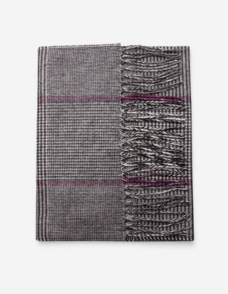 Illinois Scarf Cashmere Grå/Lila