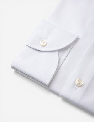 Sartorial Shirt Pinpoint Oxford Vit