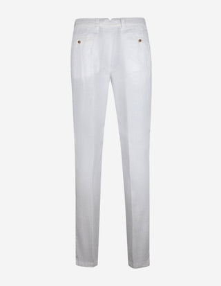 Chinos Linne Vit