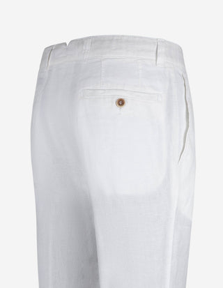 Chinos Linne Vit